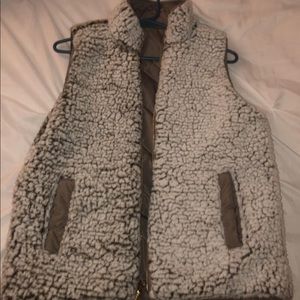 Sherpa reversible vest